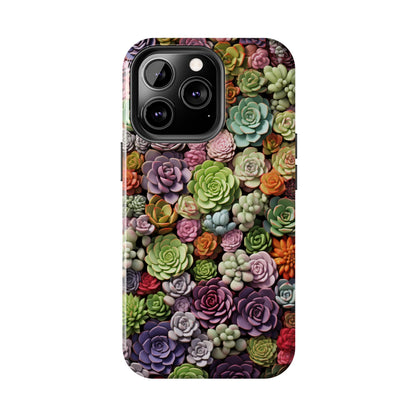 Succulent Desert Cactus Floral iPhone Case | Embrace the Beauty of Arid Elegance