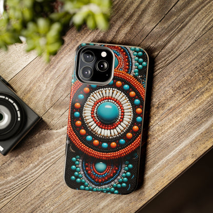 Native American Beadwork iPhone Case | Embrace Traditional Craftsmanship with Artistic Elegance