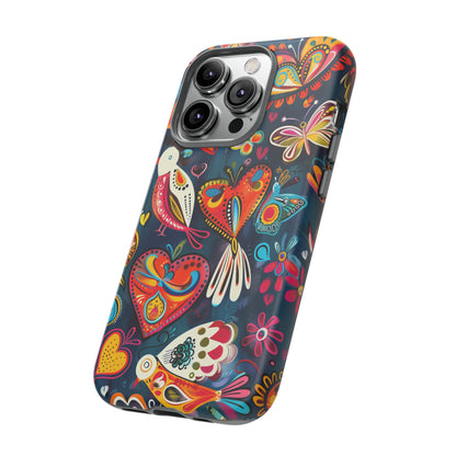 Bright Colorful Mexican Style Mural Painting Phone Case