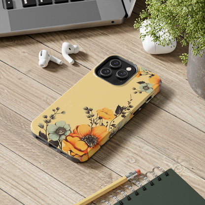 Classic Vintage Floral Case for iPhones – Timeless Elegance & Protection