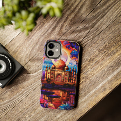 Taj Mahal Silhouette iPhone Case | Royal Elegance for Models 11 through 14 Pro Max