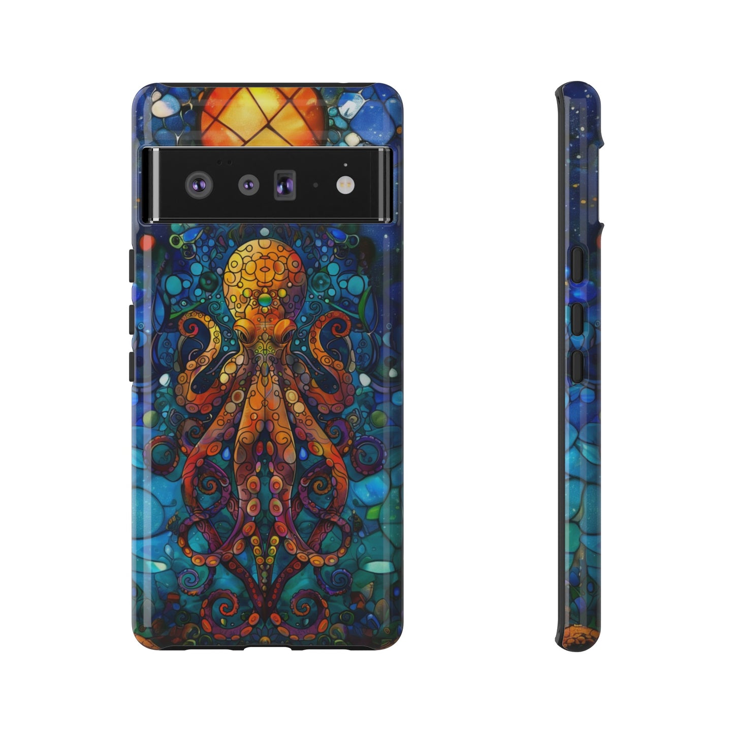 Octopus Stained Glass Undersea Magic Phone Case