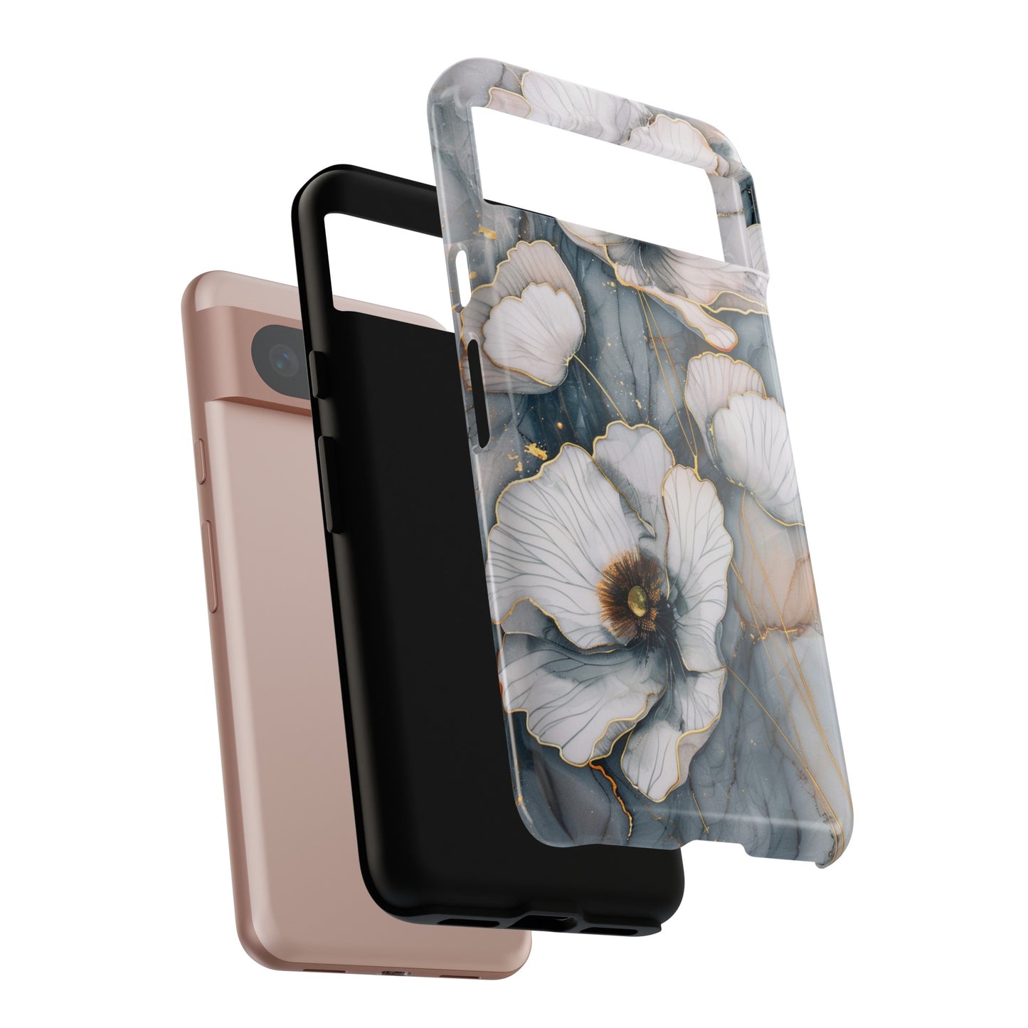 Flowers and Gold Phone Case