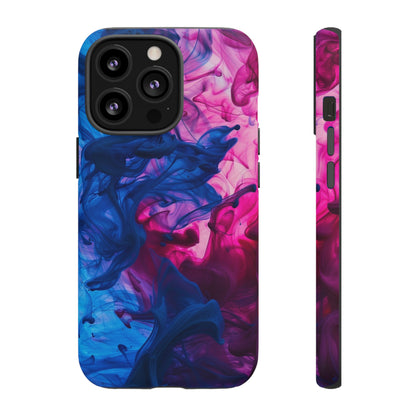 Magenta and Blue Color Explosion Phone Case