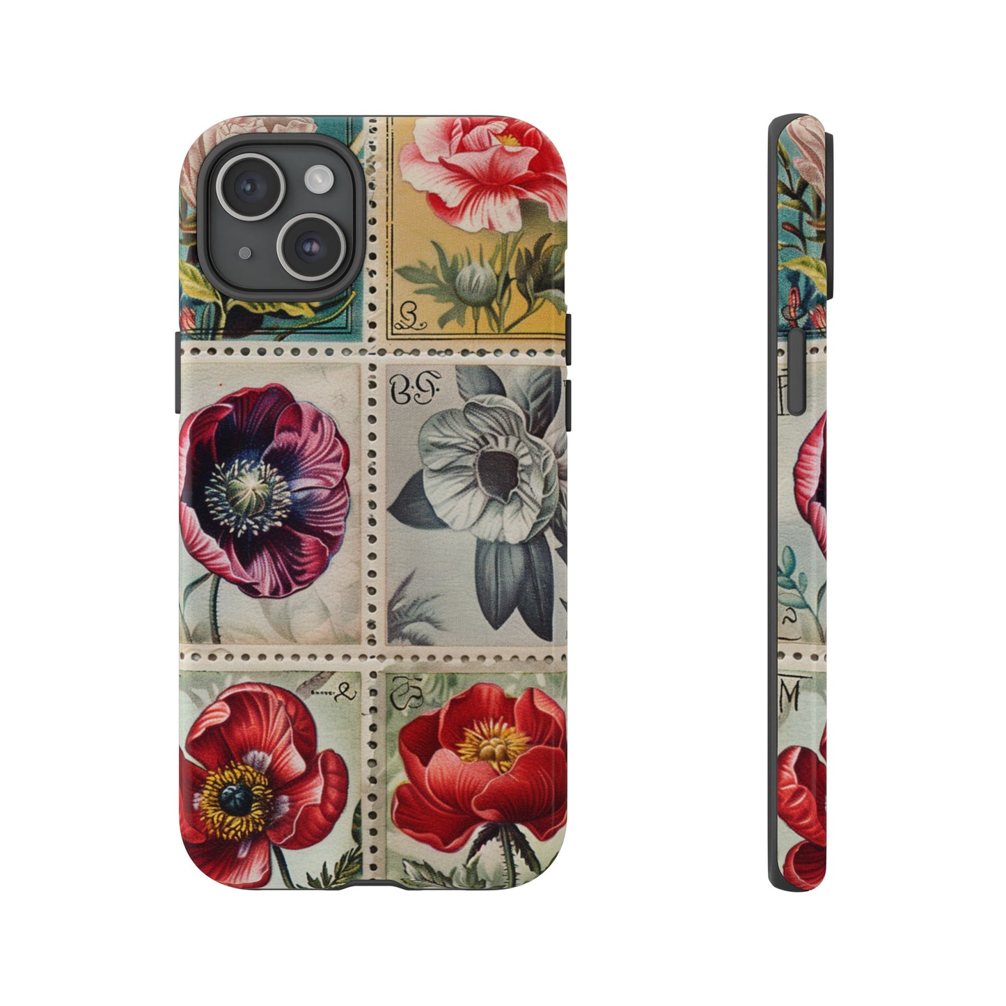 Vintage Floral Stamps Phone Case