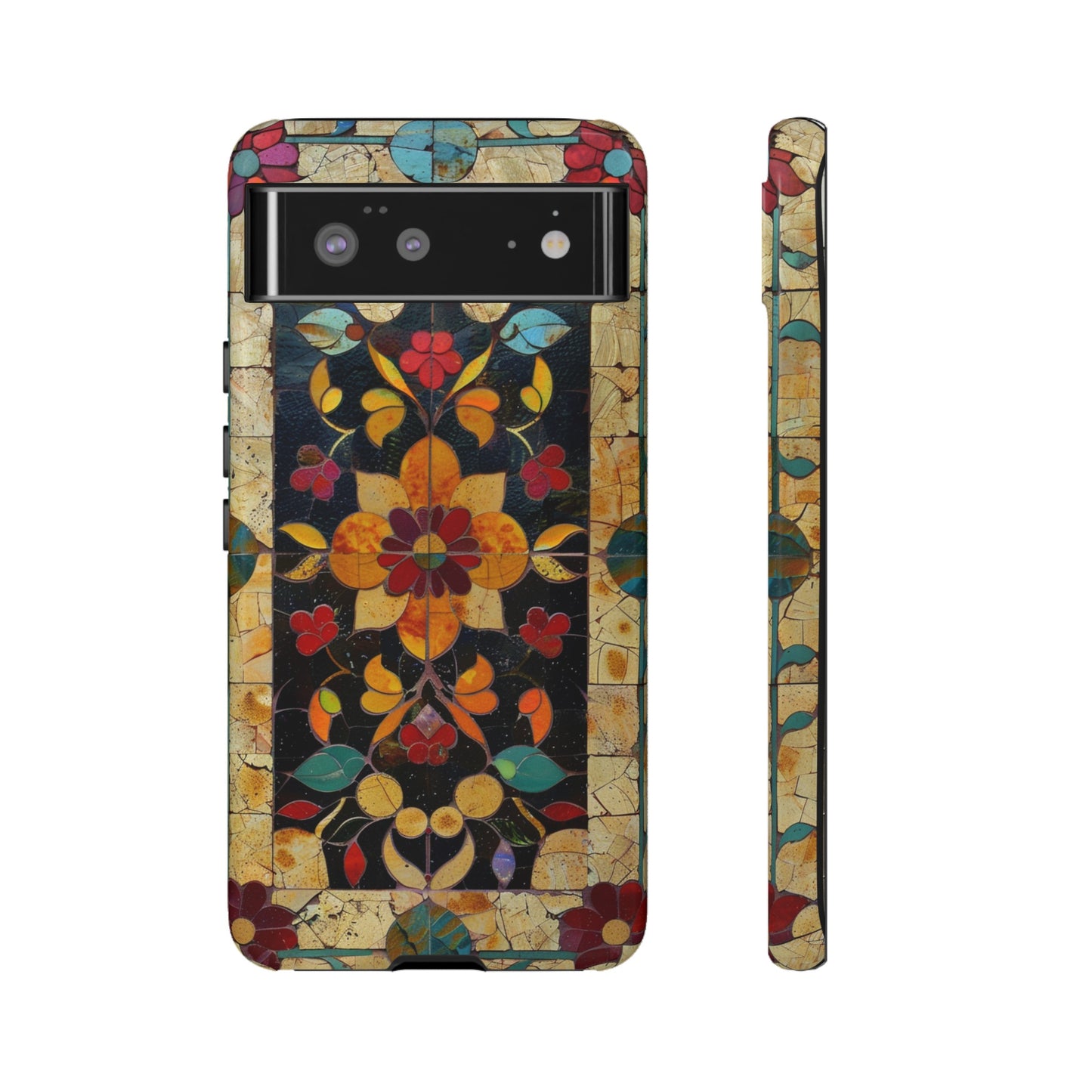 Azulejo Porcelain Vintage Tile Mediterranean Design Phone Case