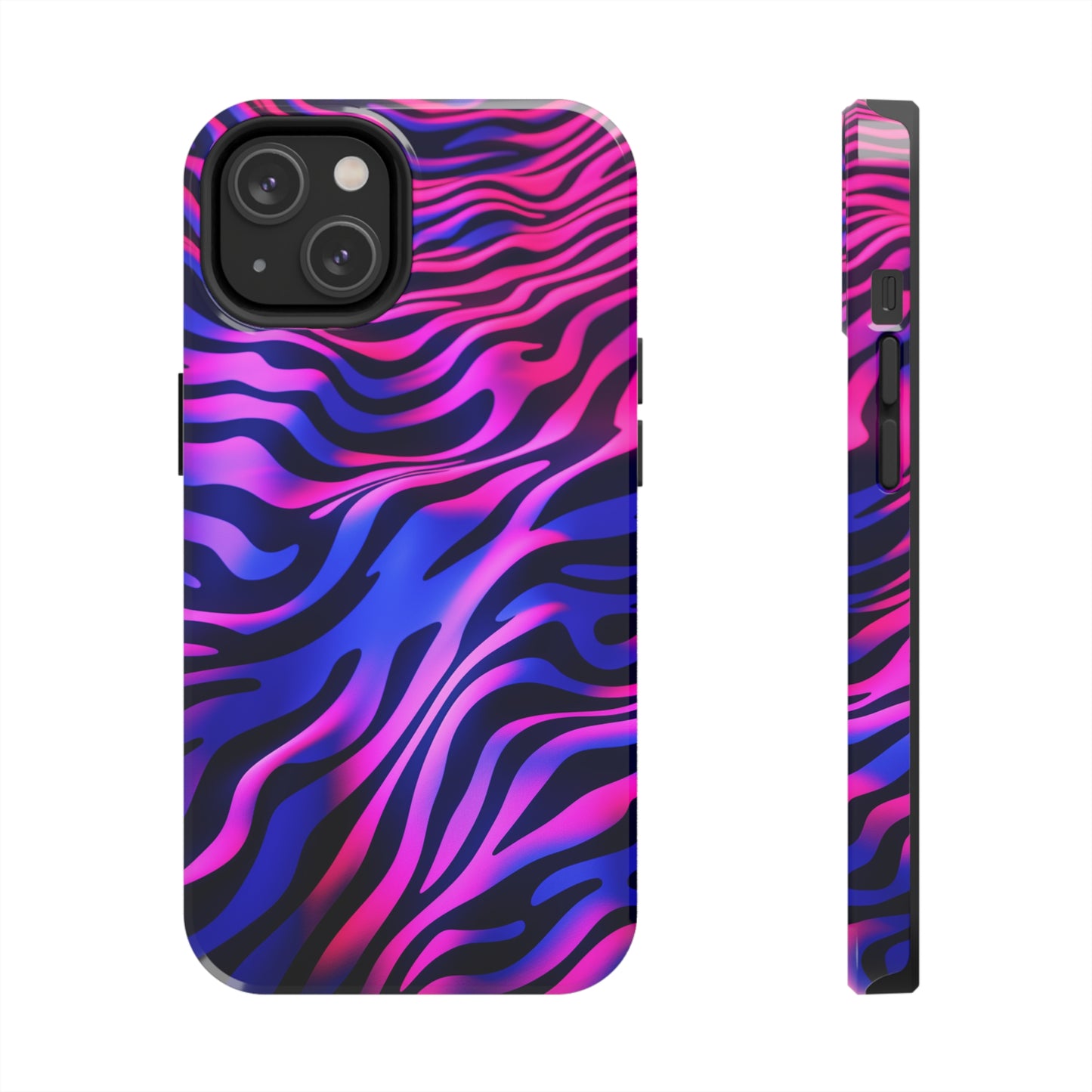 Trippy Nature Pattern iPhone 12 Protective Case