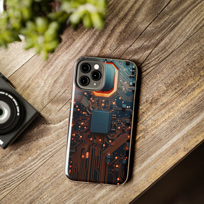 Neon Nexus: Cyberpunk Circuit Board | Futuristic Tech-Inspired iPhone Case