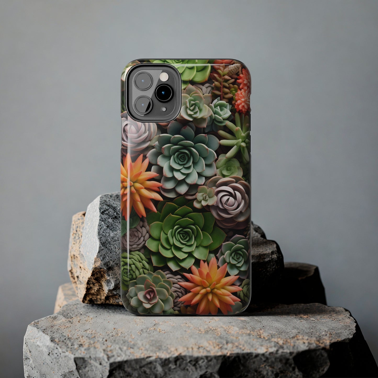 Succulent Desert Cactus Floral iPhone Case | Embrace the Beauty of Arid Elegance