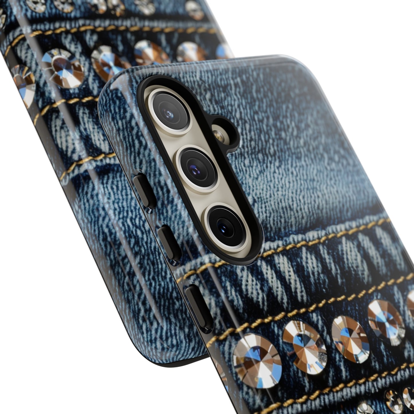 Blue Jean Queen Rhinestone Bling Phone Case