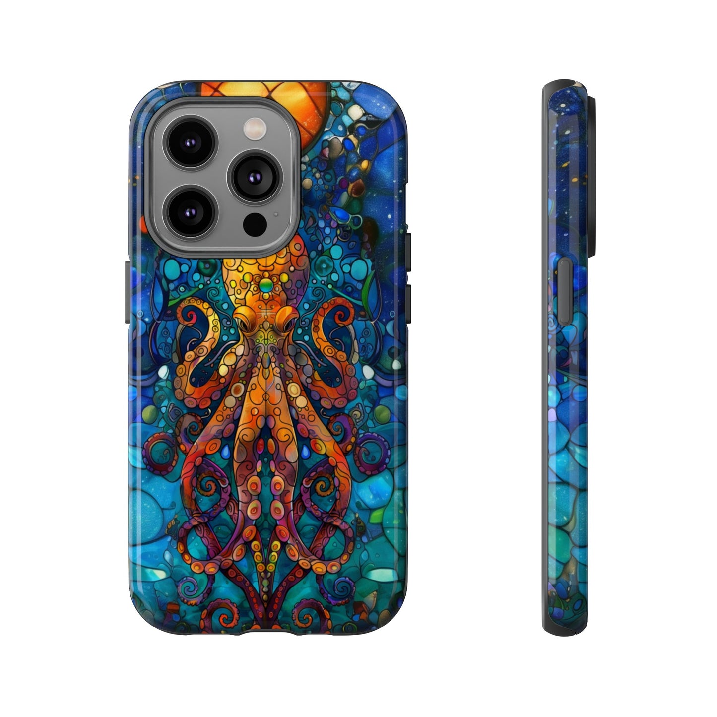 Octopus Stained Glass Undersea Magic Phone Case