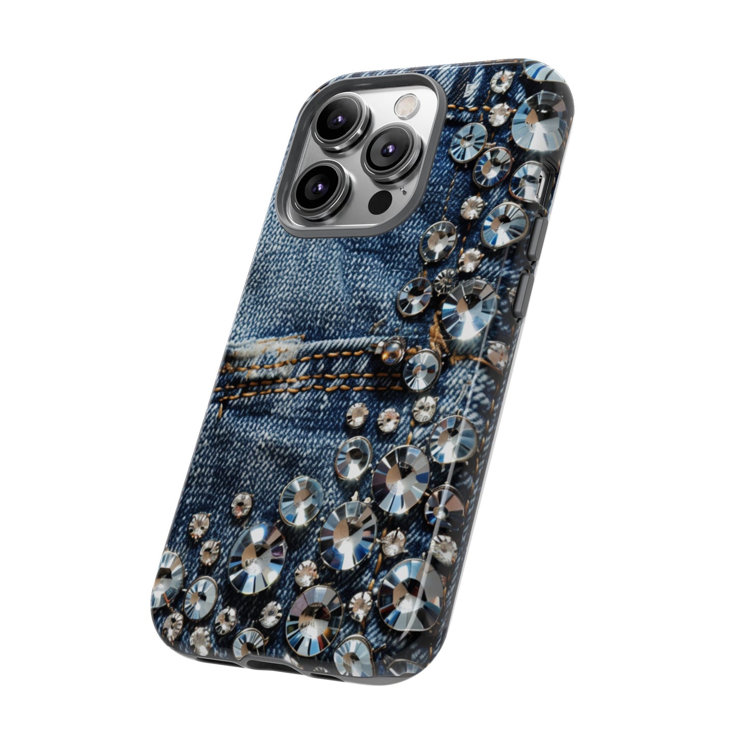 Blue Jean Queen Rhinestone Bling Phone Case