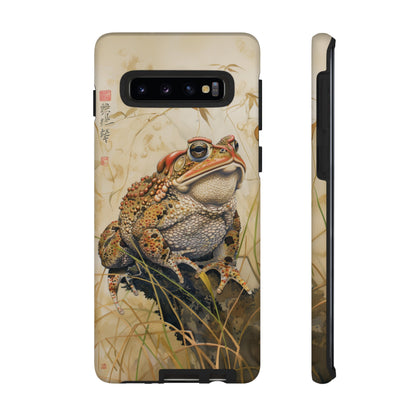 Toad on a Branch Japanese Style Art Painting Phone Case