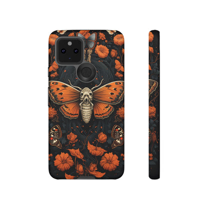 Eerie Elegance Halloween Goth Moth Phone Cover