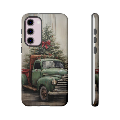 Christmas Pickup Truck Phone Case for iPhone