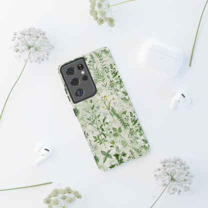 Floral Sage Green Wildflower Phone Case