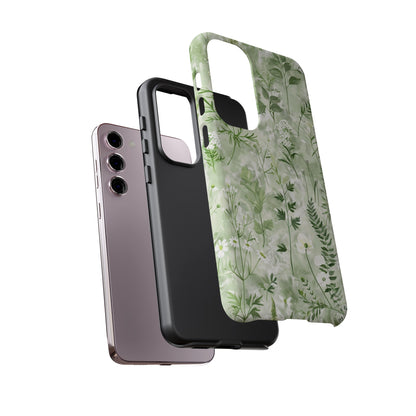 Floral Sage Green Wildflower Phone Case