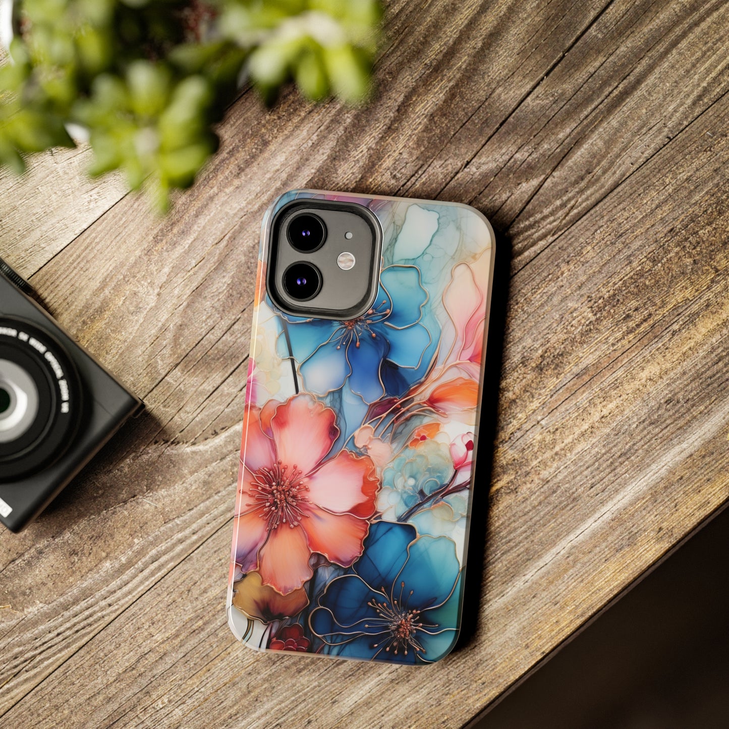 Marbled Watercolor iPhone Case | Embrace the Mesmerizing Multicolor Art