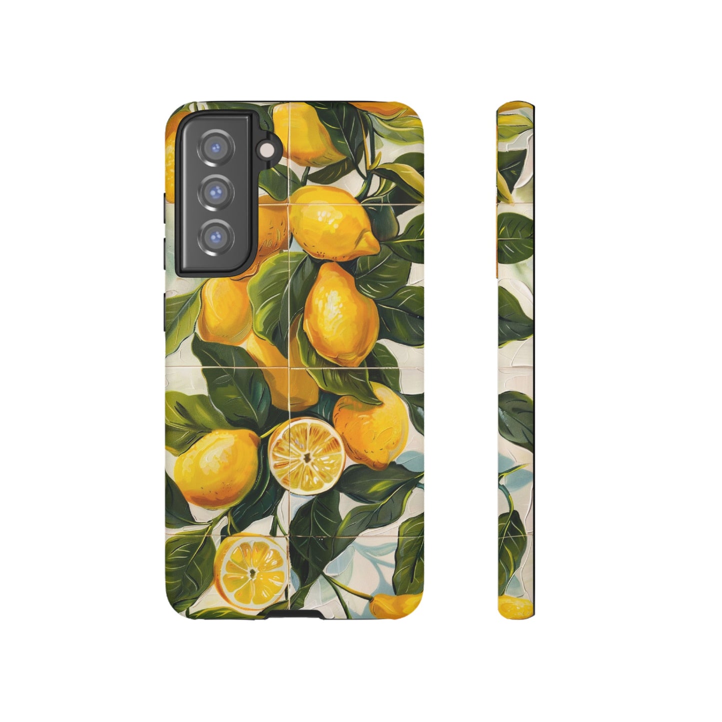 Mediterranean Lemon Italian Tile iPhone 14 Case