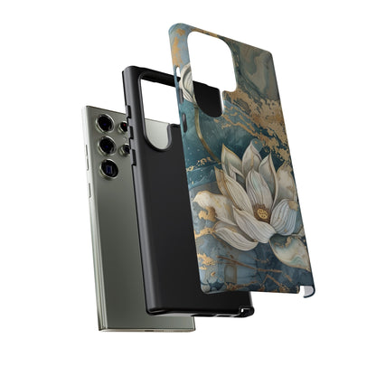 Zen Lotus Gold Floral Phone Case