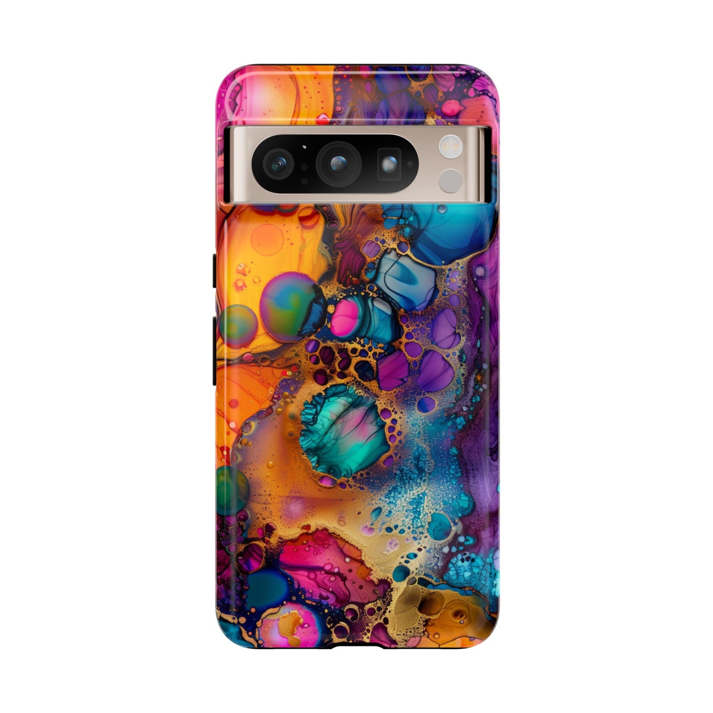 Colorful lava lamp phone case for iPhone 15