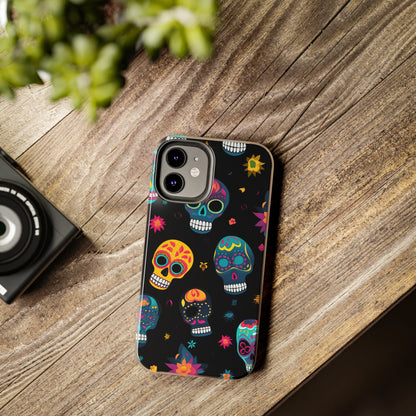 Sugar Skull iPhone Case | Day of the Dead Elegance for Apple iPhone Models