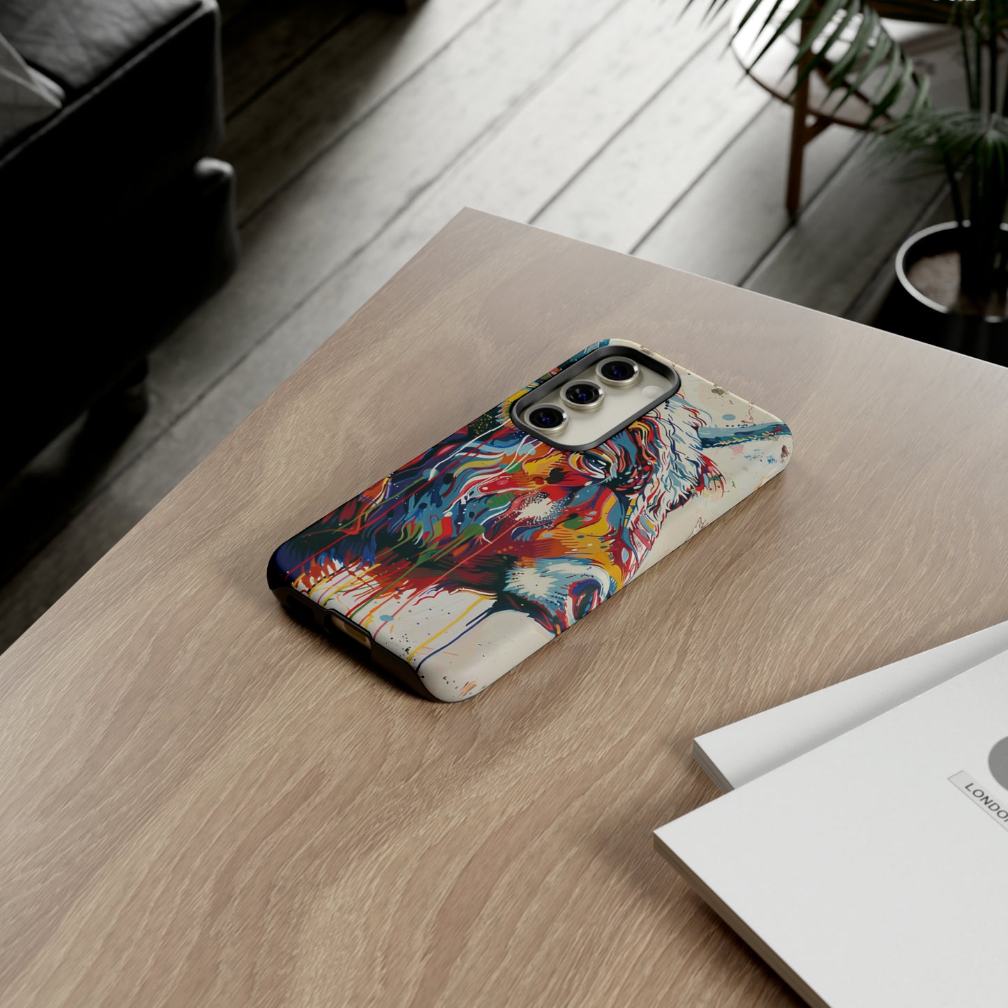 Whole Lotta Bull Abstract Phone Case