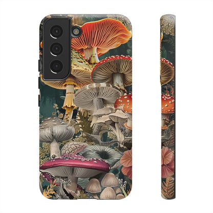 Vintage Illustration Mushroom Collage Phone Case