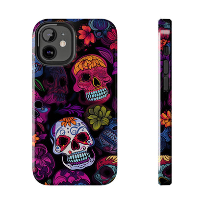 Sugar Skull iPhone Case | Day of the Dead Inspired Design for Halloween