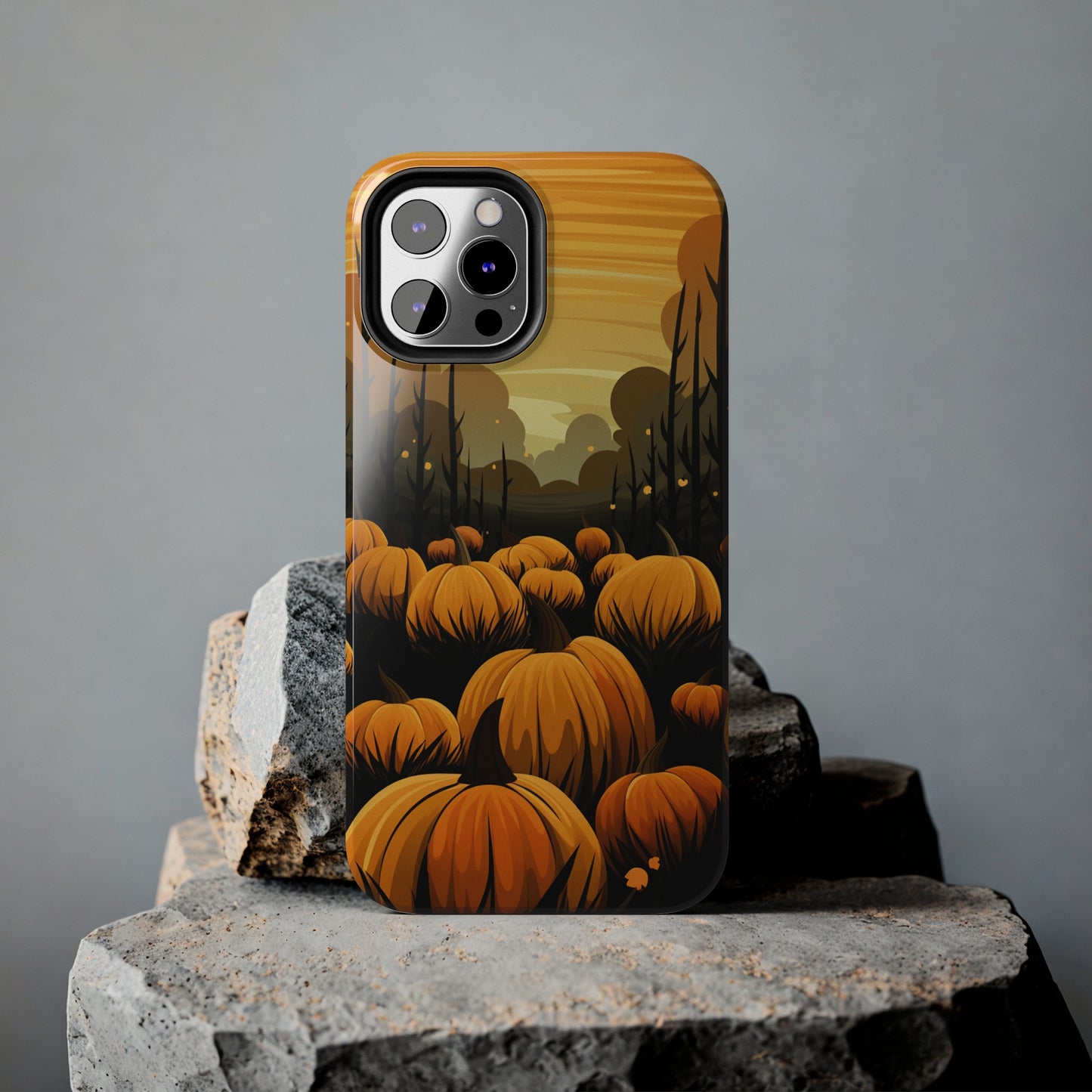 Halloween Fall Pumpkins iPhone Case | Embrace the Spooky Autumn Vibes