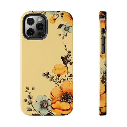 iPhone 8 and X case celebrating vintage floral charm
