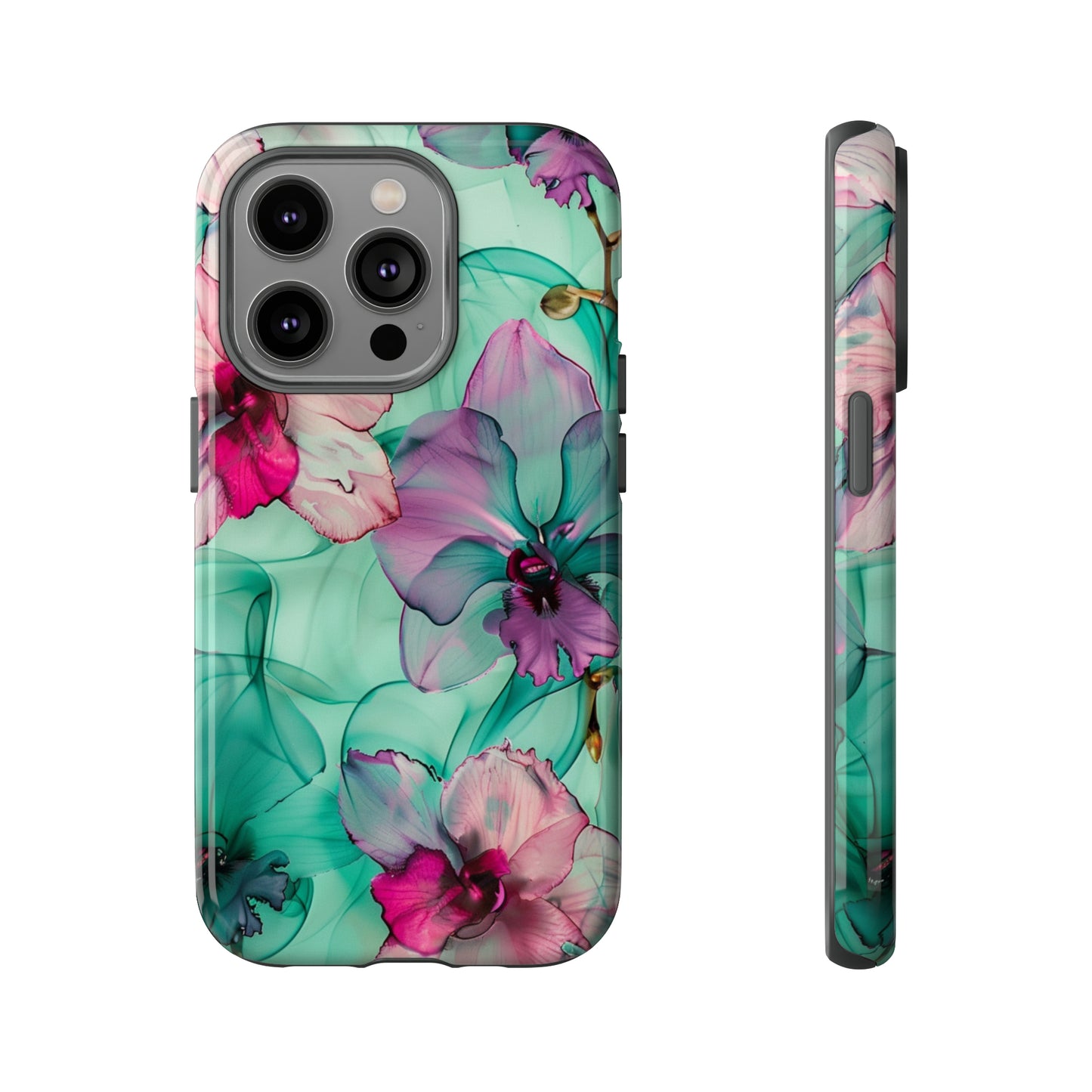 Watercolor Floral Orchids Phone Case