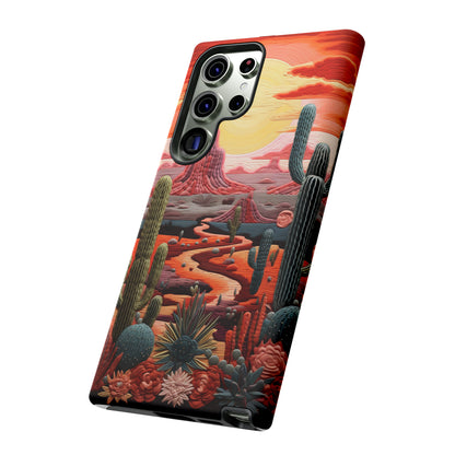 Cactus Desert Sunset Phone Case