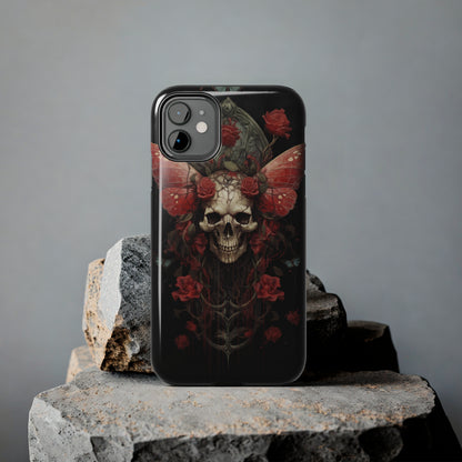 Deadhead Moth Gothic Dark Academia iPhone Case | Embrace Mysterious Elegance