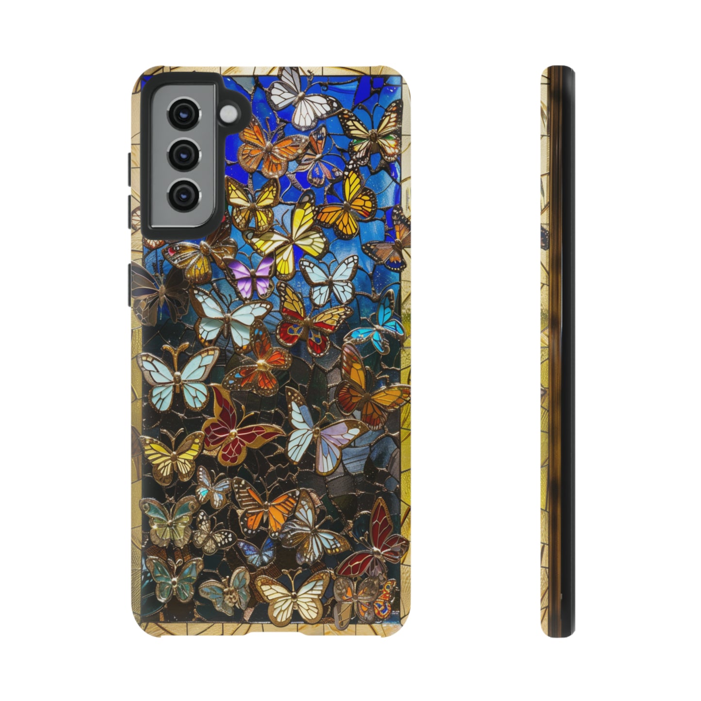 Butterfly Flower Garden Painting Phone Case