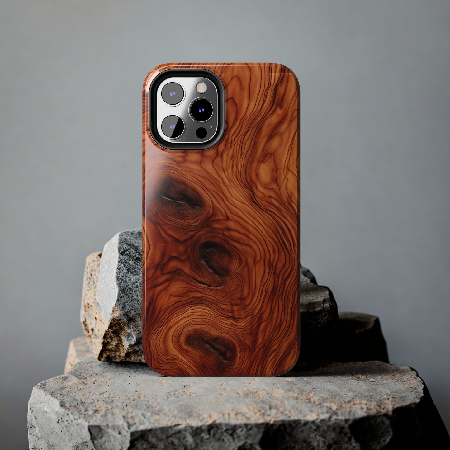 Elegant Timber: Faux Oak Wood Pattern | Dazzling Nature-Inspired iPhone Case