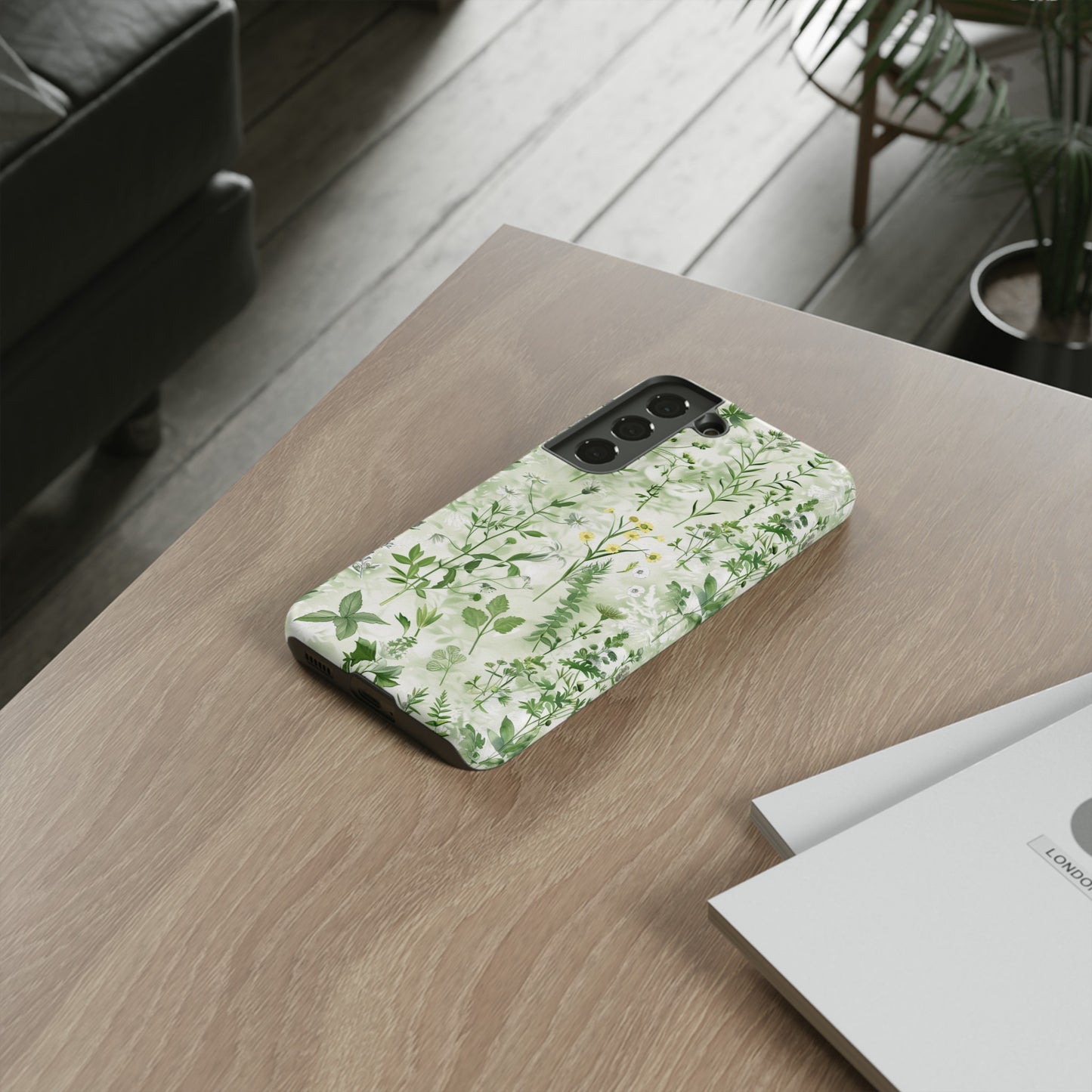 Floral Sage Green Wildflower Phone Case