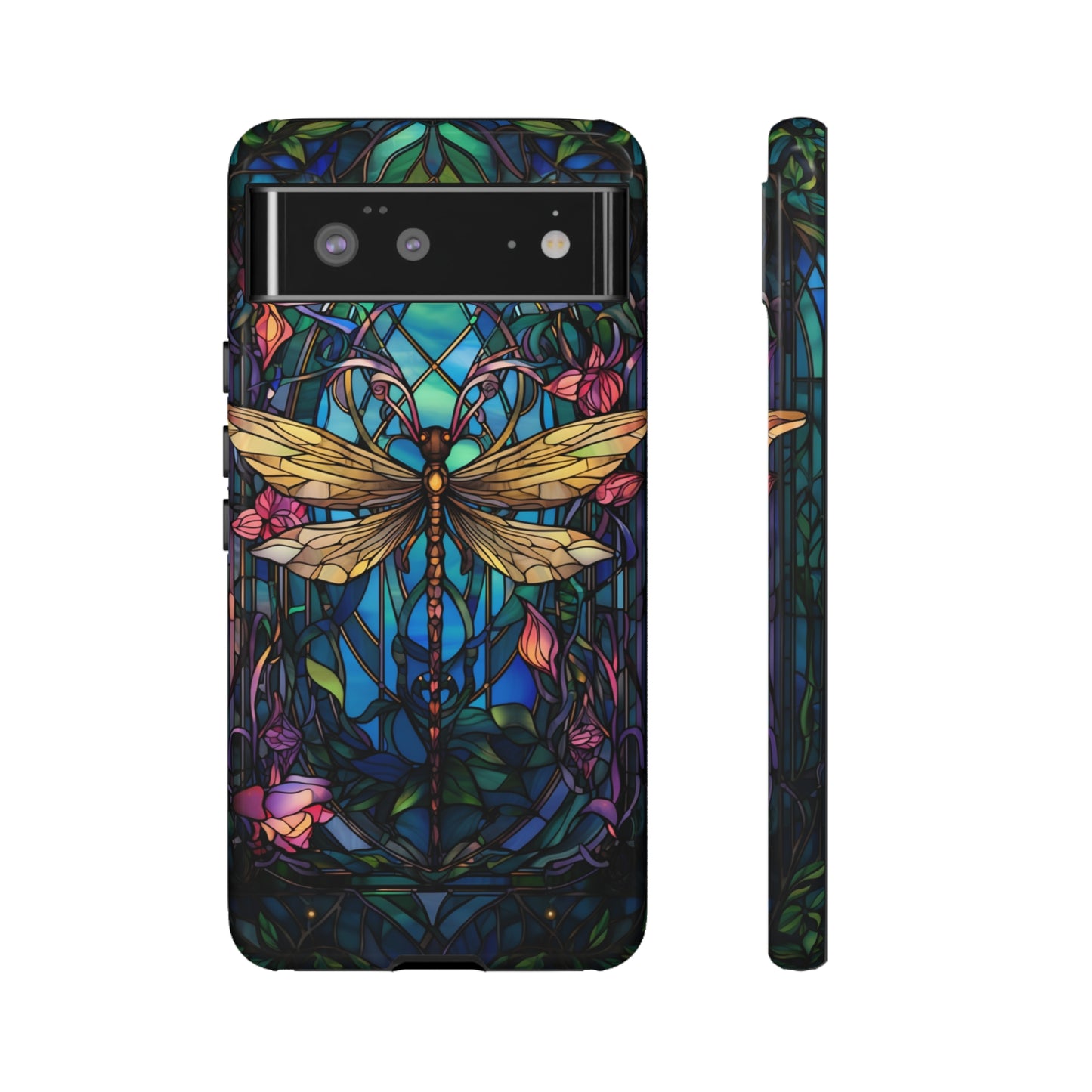 Art Nouveau Dragonfly - A Timeless Symbol of Elegance for Google Pixel, iPhone, and Samsung Cases