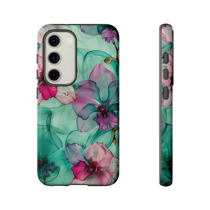 Watercolor Floral Orchids Phone Case