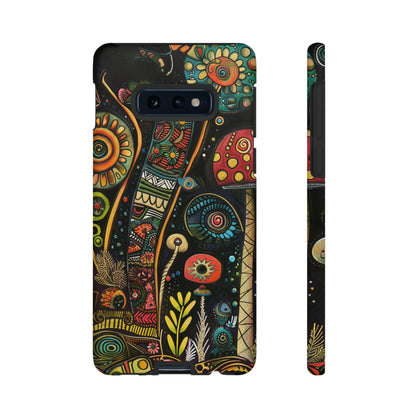 Retro 1960s Psychedelic Flowers Phone Case