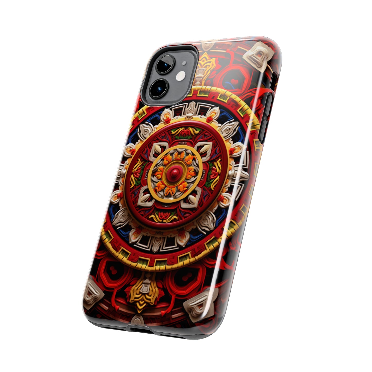 Mystical Visions: Psychedelic Tibet Mandala | Buddhist iPhone Case