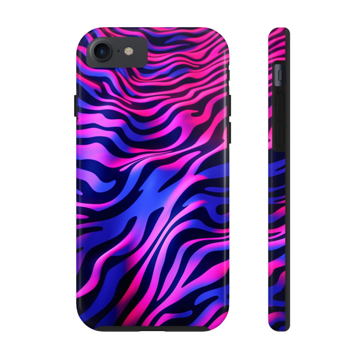 Wild Illusion: Trippy Tiger Stripes Mystique | Dynamic iPhone Case