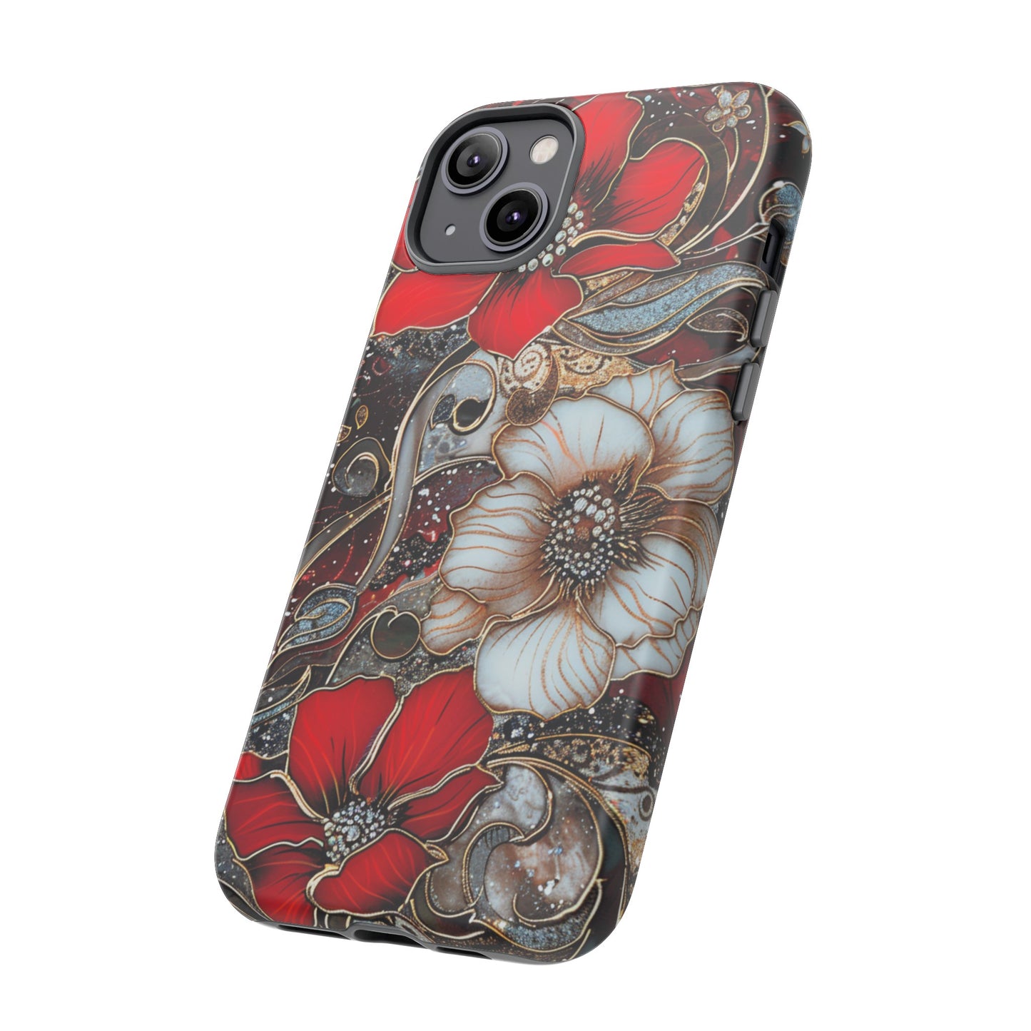 Stained Glass Floral Paisley Explosion Phone Case