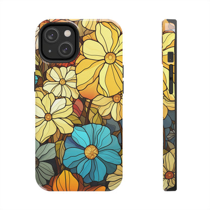 Luxurious vintage floral mosaic iPhone case