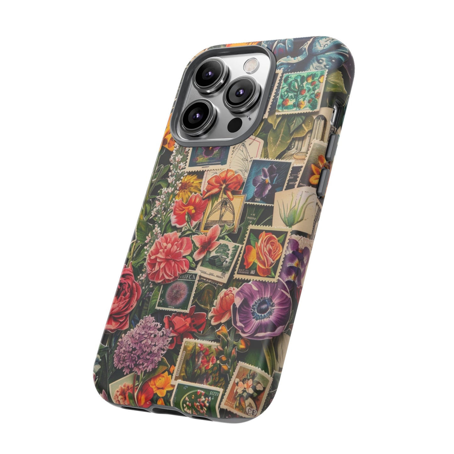 Vintage Floral Stamps Phone Case