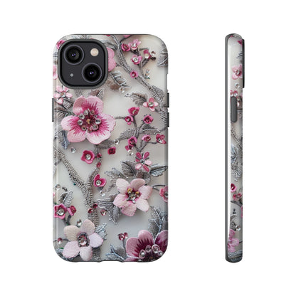 Coquette Aesthetic Floral Art iPhone 12 Case