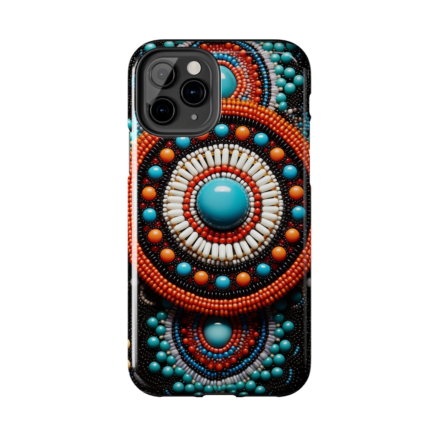 Native American Beadwork iPhone Case | Embrace Traditional Craftsmanship with Artistic Elegance