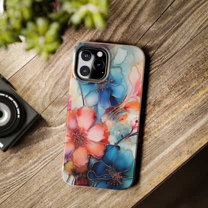 Marbled Watercolor iPhone Case | Embrace the Mesmerizing Multicolor Art