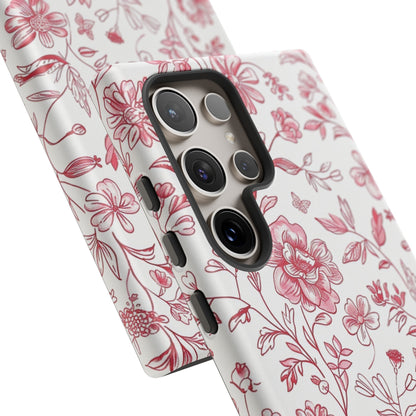 Pink Floral Wildflower Phone Case