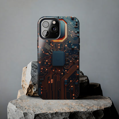 Neon Nexus: Cyberpunk Circuit Board | Futuristic Tech-Inspired iPhone Case